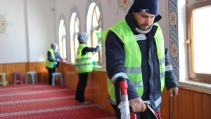 Safranbolu Belediyesi’nden Ramazan Öncesi Camilerde Temizlik