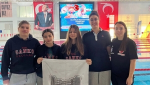 SANKO OKULLARI YÜZME TAKIMI BÖLGE ŞAMPİYONU OLDU