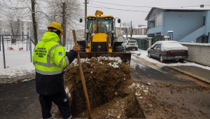 SASKİ altyapı hatlarının hava koşullarından etkilenmemesi için sahada