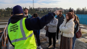 Tıp Fakültesi öğrencilerinden arıtma tesisi ziyareti