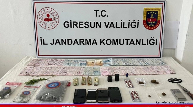 Giresun'da zehir tacirlerine darbe