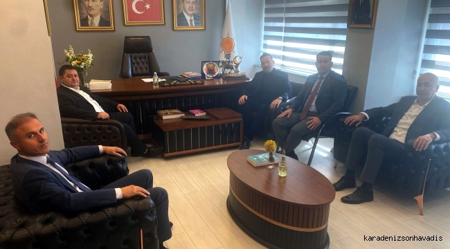 GMİS YÖNETİMİ, AK PARTİ İL BAŞKANLIĞI’NI ZİYARET ETTİ