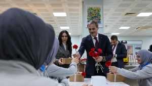 “Güçlü Türkiye’nin teminatı üreten, çalışan ve emek veren kadınlardır”