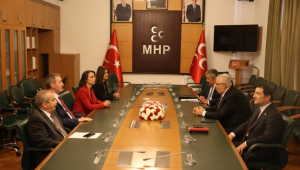 MHP ve DEM heyeti görüştü: Faydalı bir görüşme oldu açıklaması