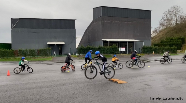 Vadinin zorlu yamaçlarında geleceğin şampiyon pedalları yetişiyor