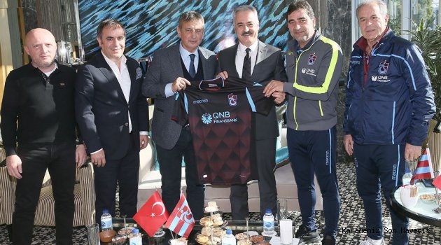 Isparta Valisi Seymenoğlu'ndan Trabzonspor'un kampına ziyaret