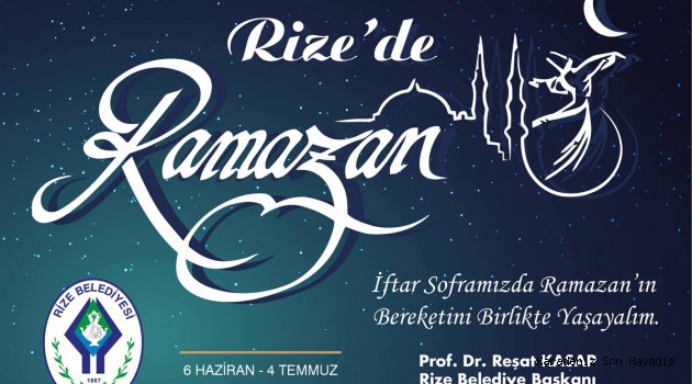 Rize Belediyesi Ramazan Ayı Hazırlıklarını Tamamladı