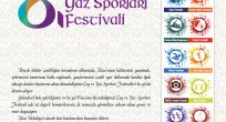 Çay ve Yaz Sporları Festivali Başlıyor