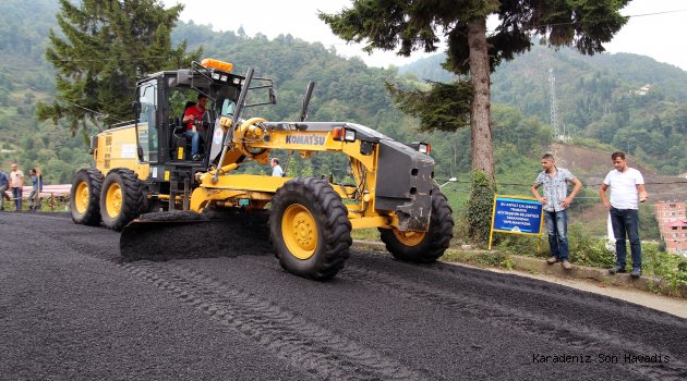 Trabzon Büyükşehir Belediyesi, 20 Ağustos itibariyle 150 bin ton asfalt serdi